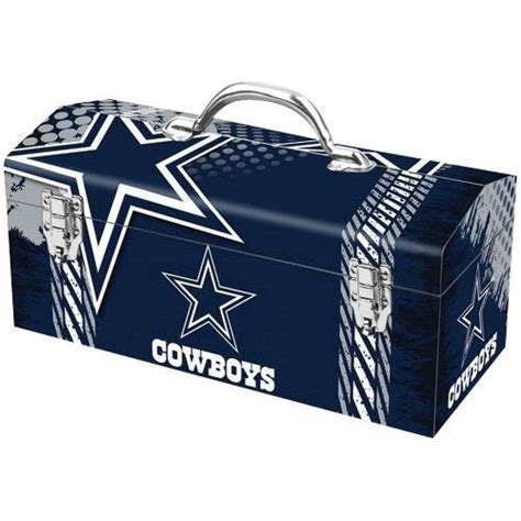 sainty international dallas cowboys 16.3 in tool box steel|Sainty International Steel Dallas Cowboys Art Deco Tool Box 10 x .